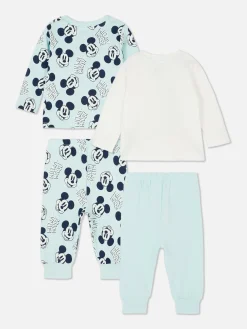 Lange „Disney Micky Maus“ Schlafanzüge, 2er-Pack