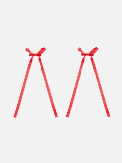 Lange Haarspangen Mit Schleife, 2er-Pack