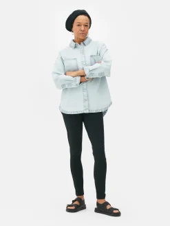 Lange Jersey-Leggings