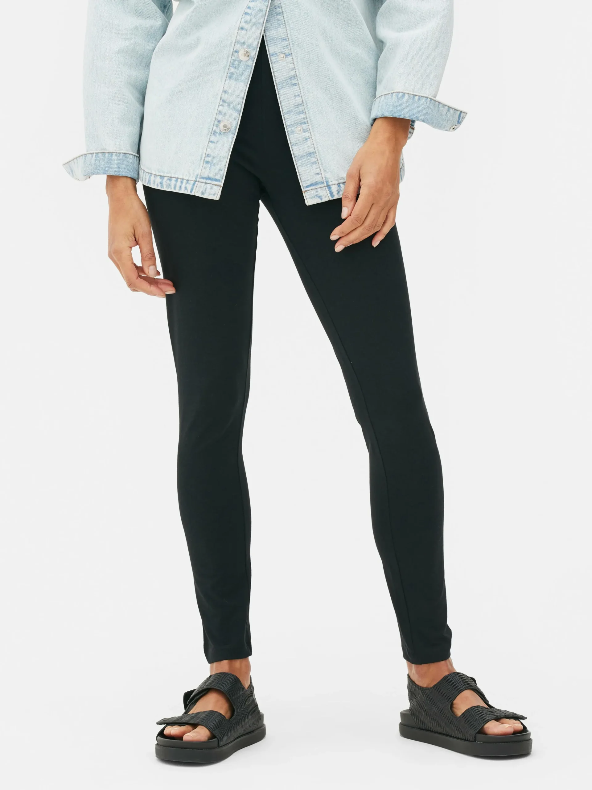 Lange Jersey-Leggings