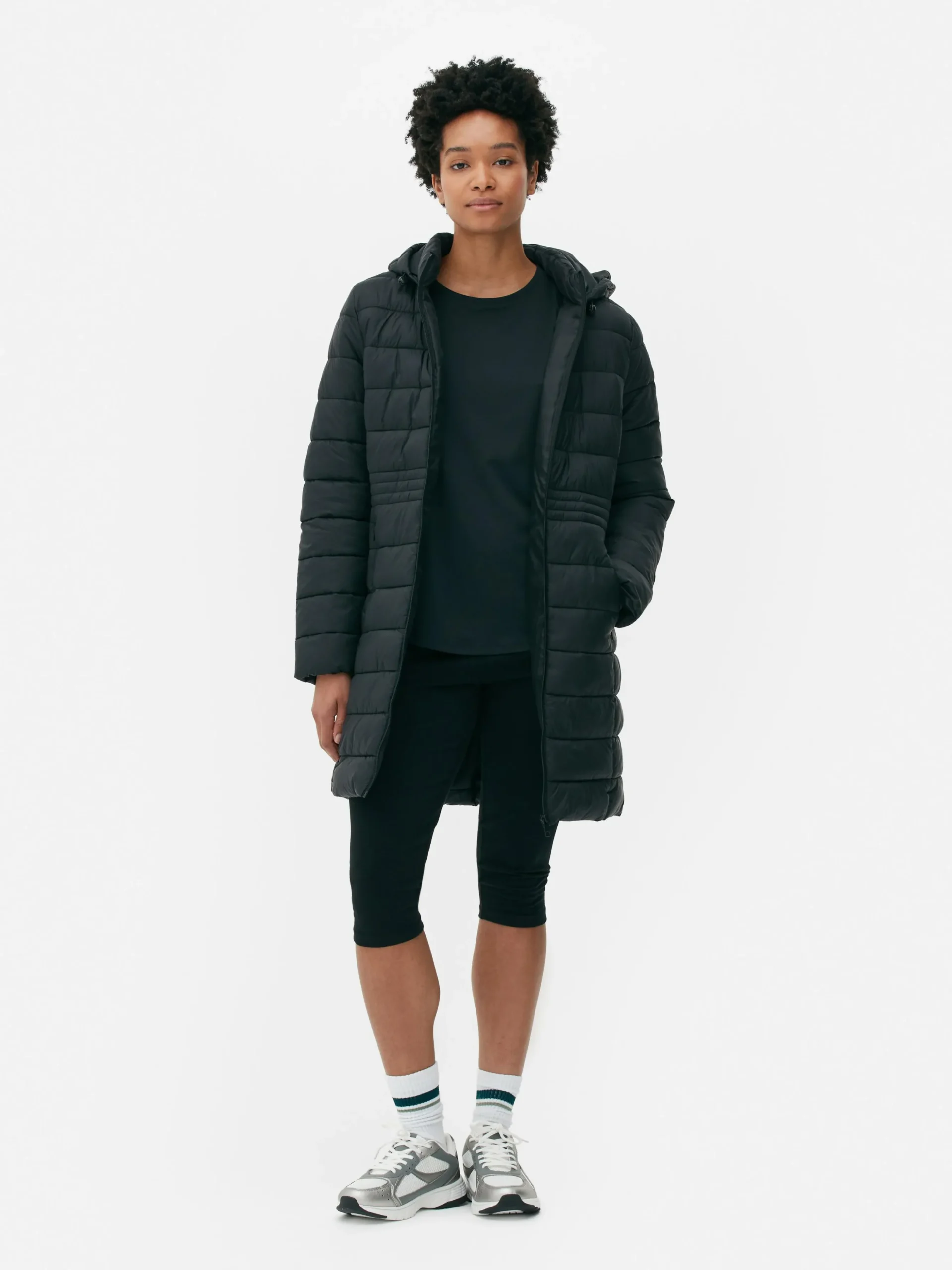 Lange, Leichte Pufferjacke