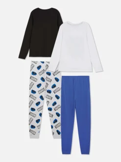 Langer „Marvel Black Panther“ Schlafanzug, 2er-Pack