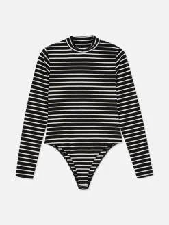 Langärmeliger Body Mit Rollkragen