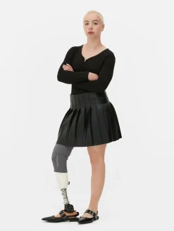 Langärmeliger Henley-Body