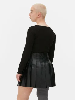 Langärmeliger Henley-Body