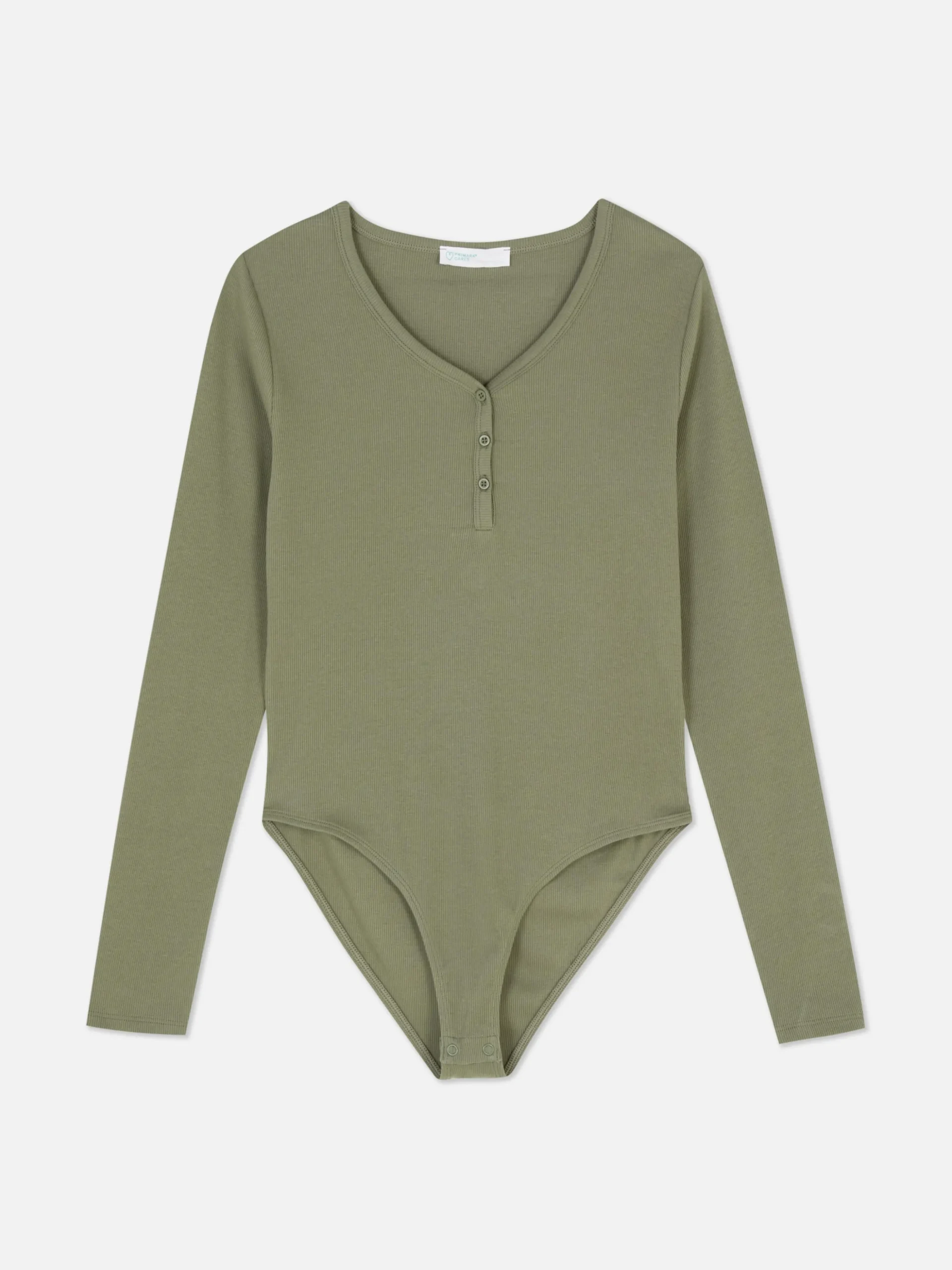 Langärmeliger Henley-Body