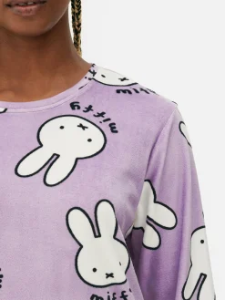 Langärmeliger „Miffy“ Fleece-Schlafanzug
