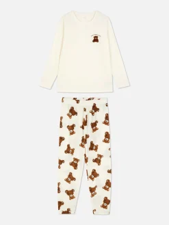 Langärmeliger Mikrofleece-Schlafanzug