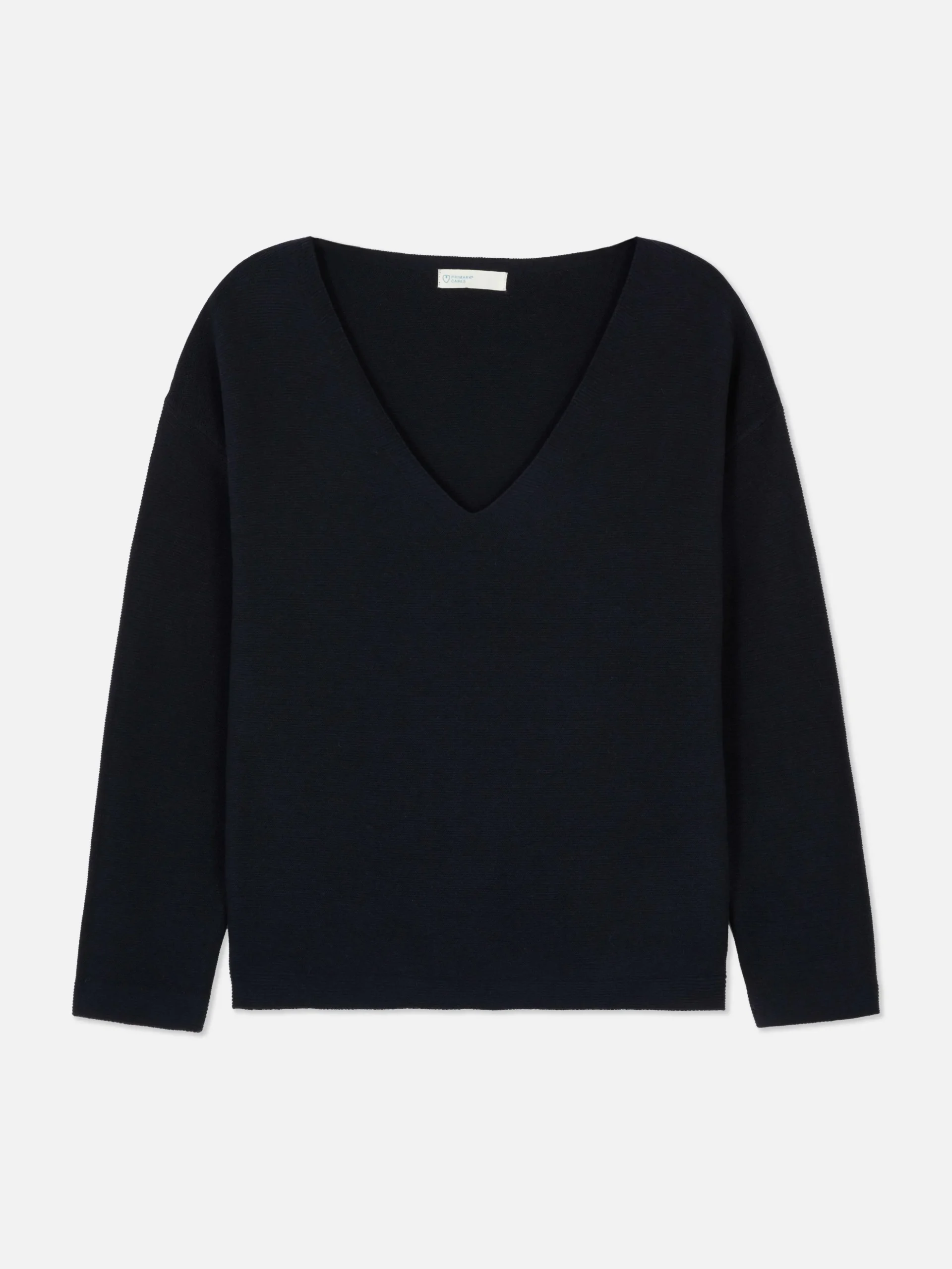 Langärmeliger Pullover Mit U-Boot-Ausschnitt