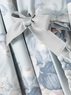 Langärmeliger Schlafanzug Mit Schleifen-Detail