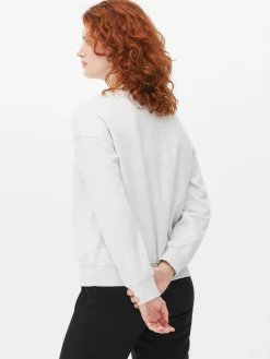Langärmeliges Basic-Sweatshirt