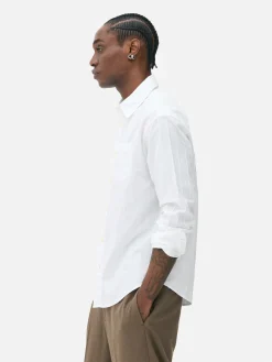 Langärmeliges Jacquardhemd