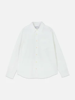 Langärmeliges Jacquardhemd