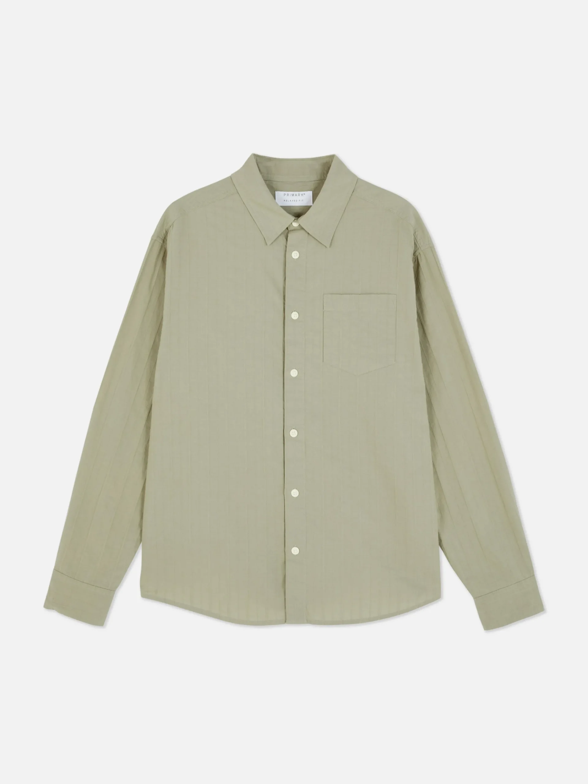 Langärmeliges Jacquardhemd