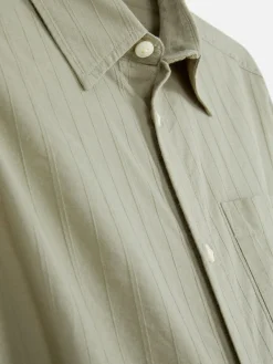 Langärmeliges Jacquardhemd