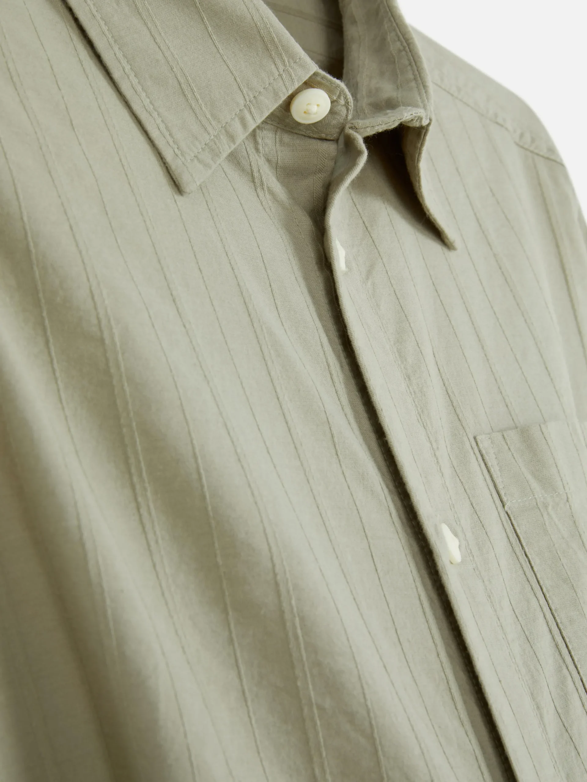 Langärmeliges Jacquardhemd