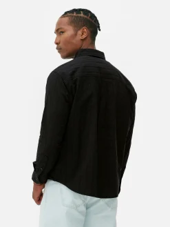 Langärmeliges Jacquardhemd