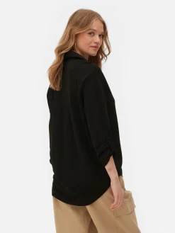 Langärmeliges Jerseyhemd