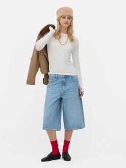 Langärmeliges „Rita Ora“ Stretch-T-Shirt