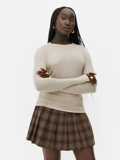 Langärmeliges „Rita Ora“ Stretch-T-Shirt