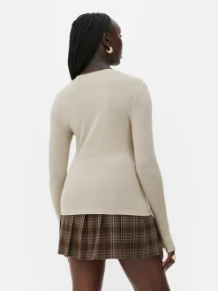 Langärmeliges „Rita Ora“ Stretch-T-Shirt