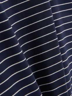 Langärmeliges Schlafanzugtop Mit Streifen