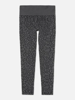 Leggings Mit Leopardenmuster