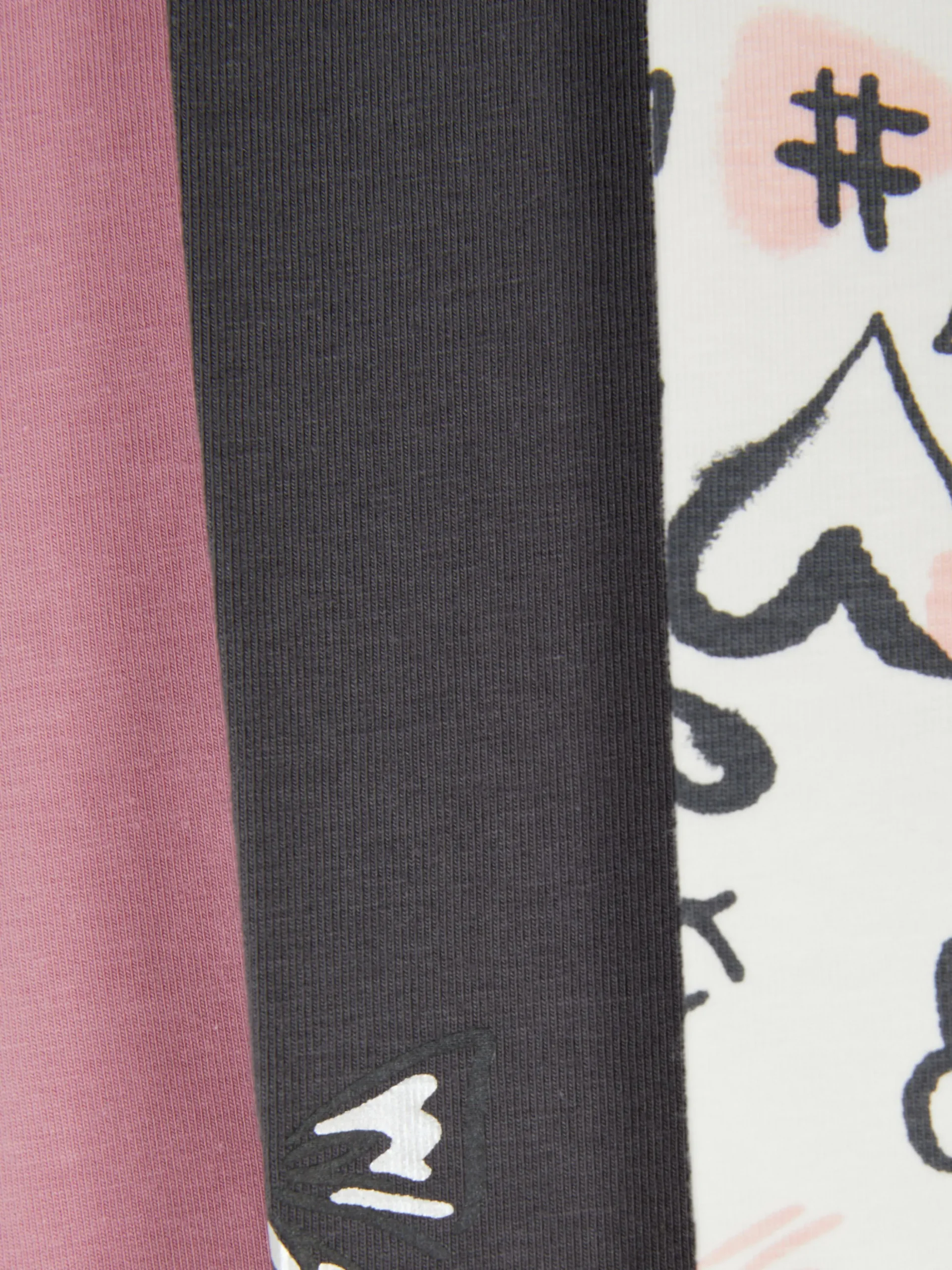 Leggings Mit Verschiedenen Mustern, 3er-Pack