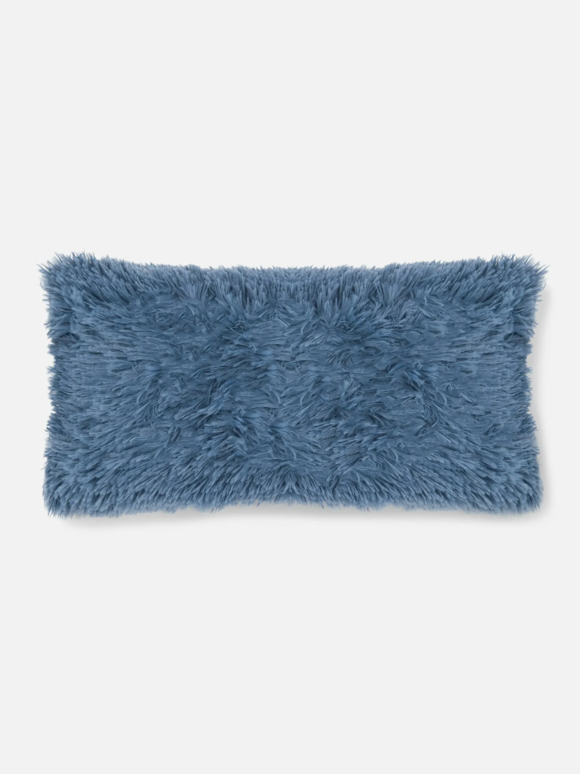 Längliches Kissen Aus Kunstfell