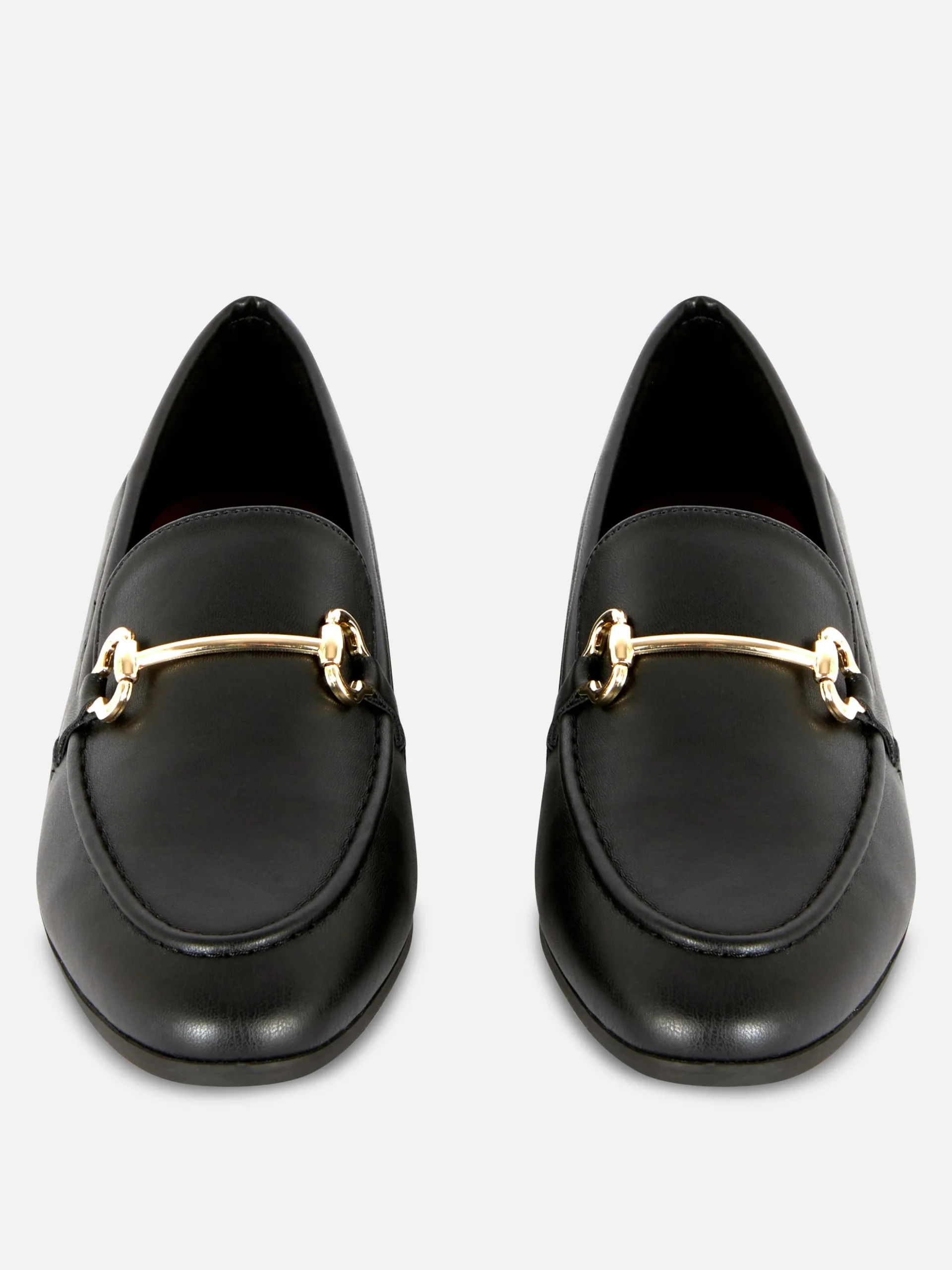 Loafer Aus Kunstleder Mit Schnalle