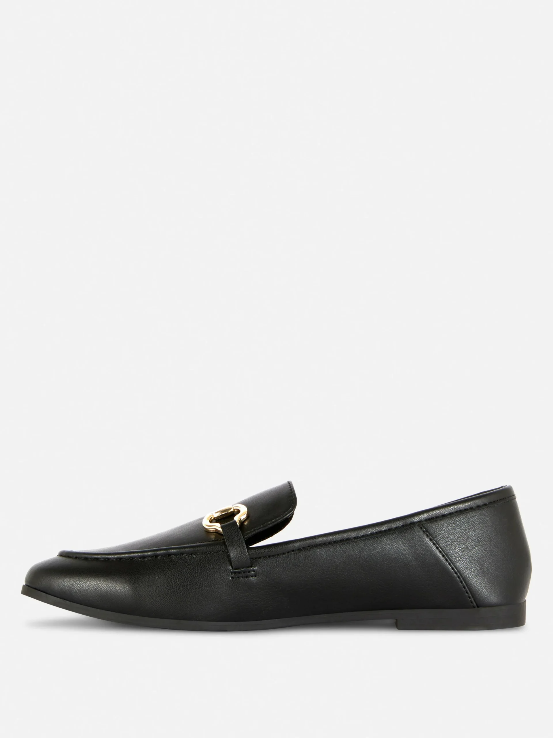 Loafer Aus Kunstleder Mit Schnalle