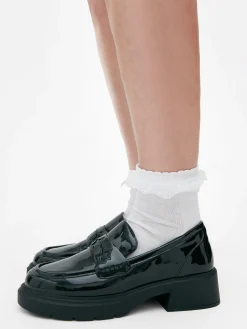 Loafer Mit Dicker Sohle