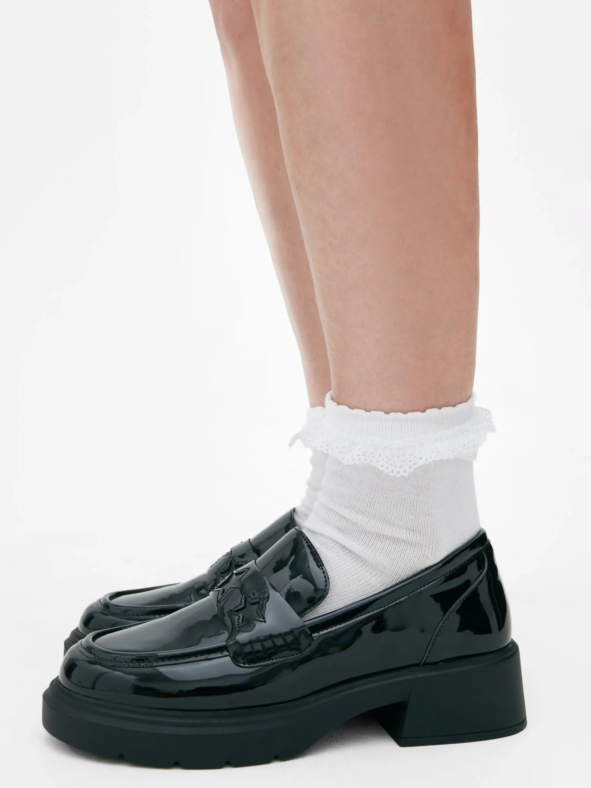 Loafer Mit Dicker Sohle