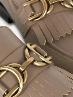 Loafer Mit Fransen Und Schnalle