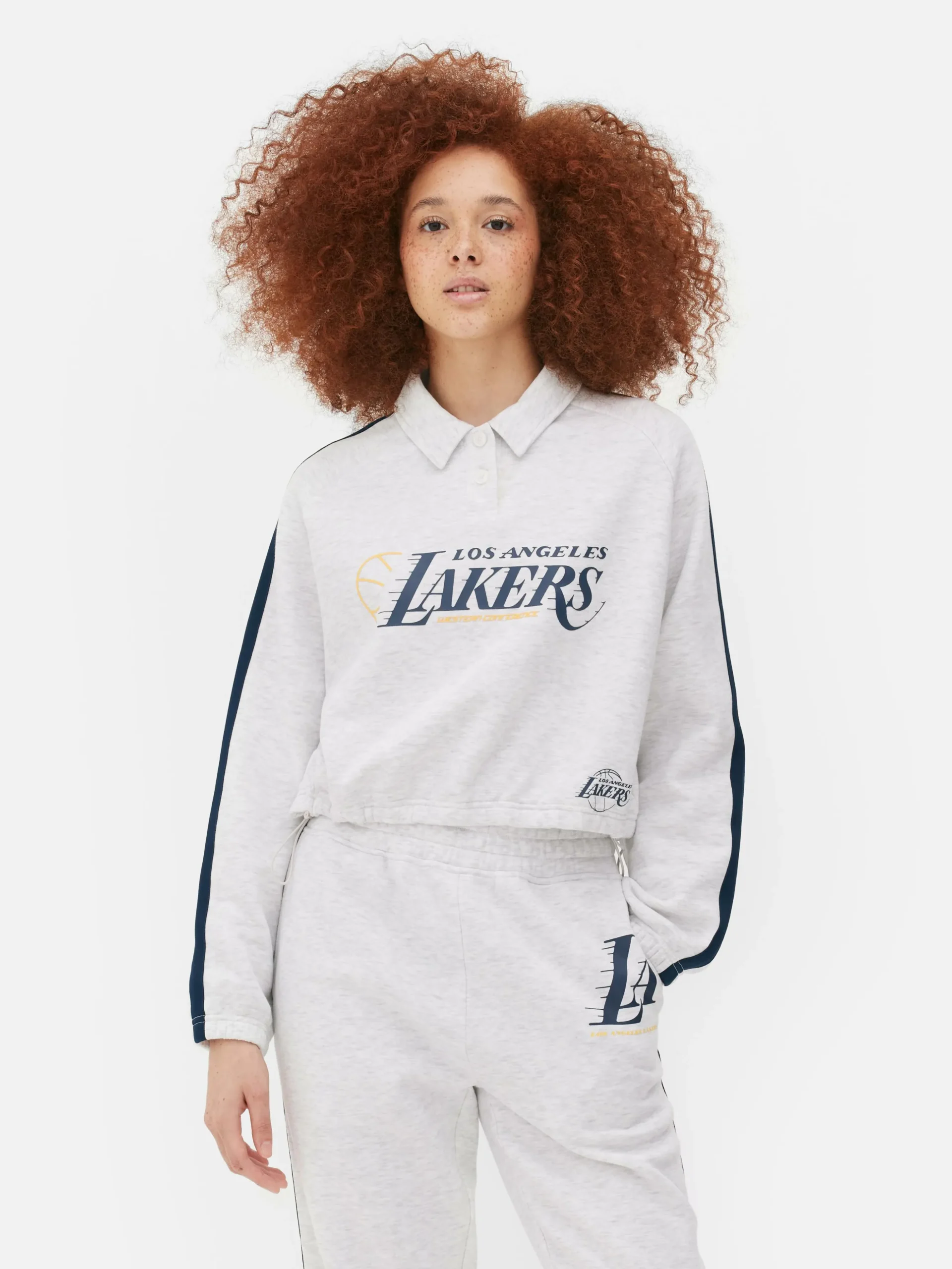„Los Angeles Lakers“ Polo-Sweatshirt