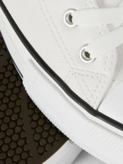 Low-Top Sneakers Aus Kunstleder Mit Plateausohle