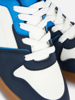 Low-Top-Sneaker In Blockfarben