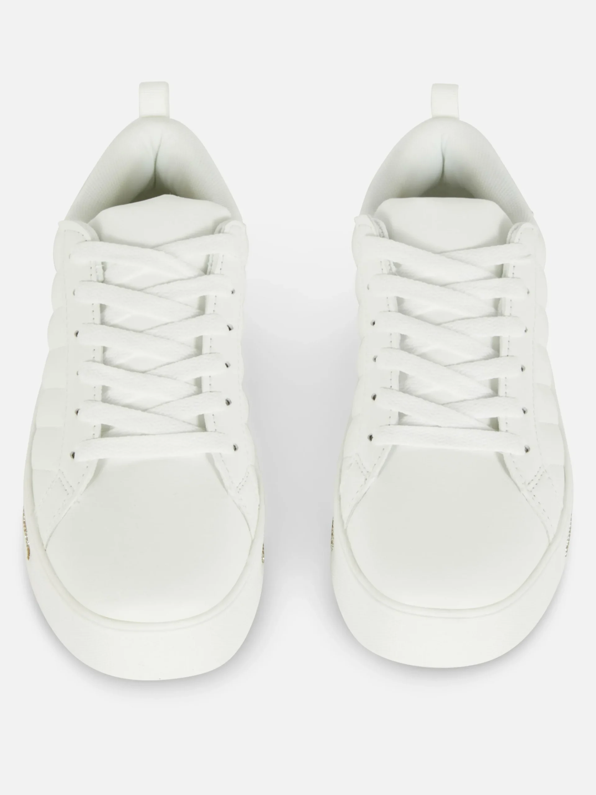 Low-Top-Sneaker Mit Strasssteinen-Detail