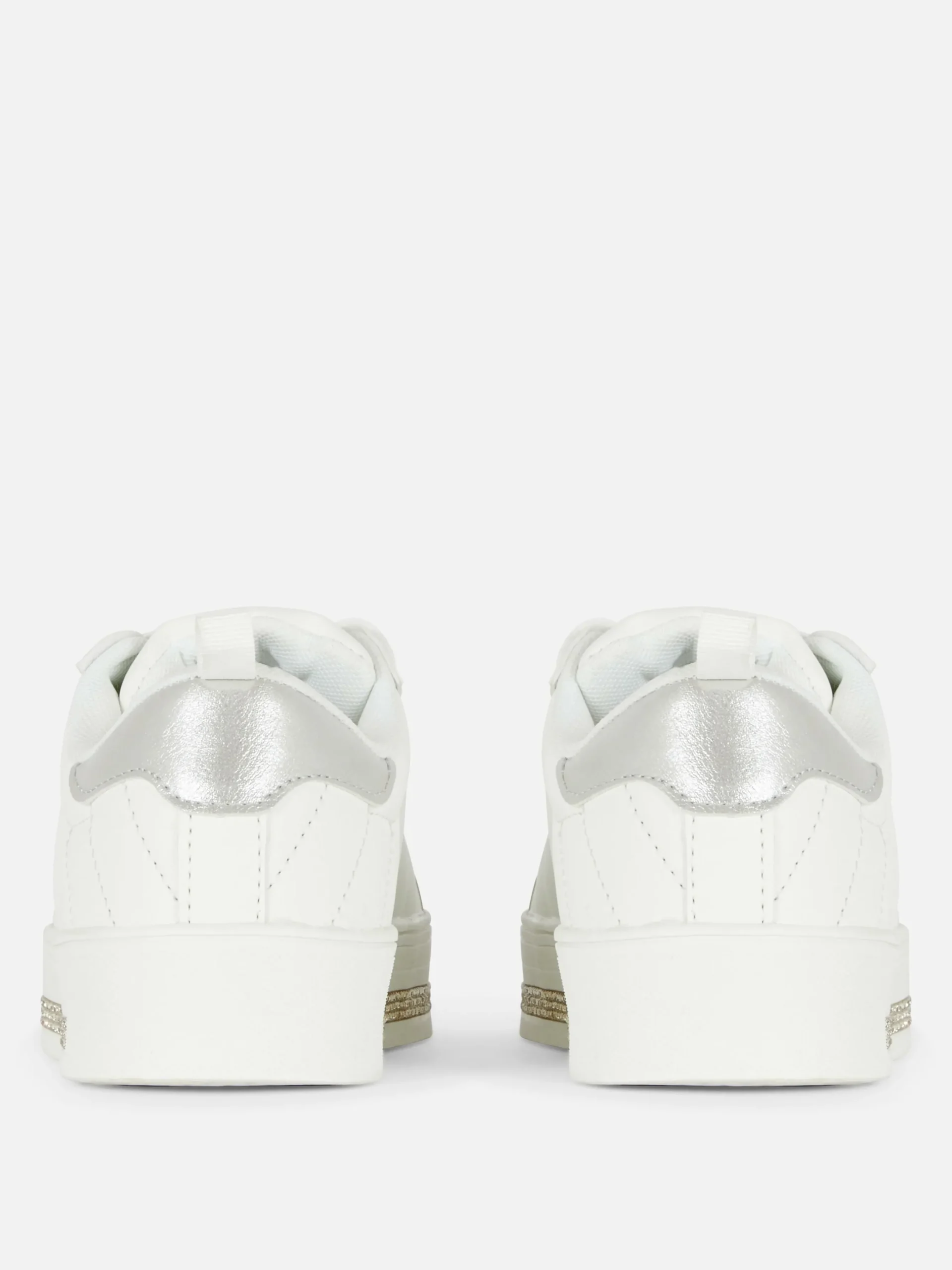 Low-Top-Sneaker Mit Strasssteinen-Detail