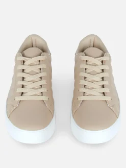 Low-Top-Sneaker Mit Strasssteinen-Detail