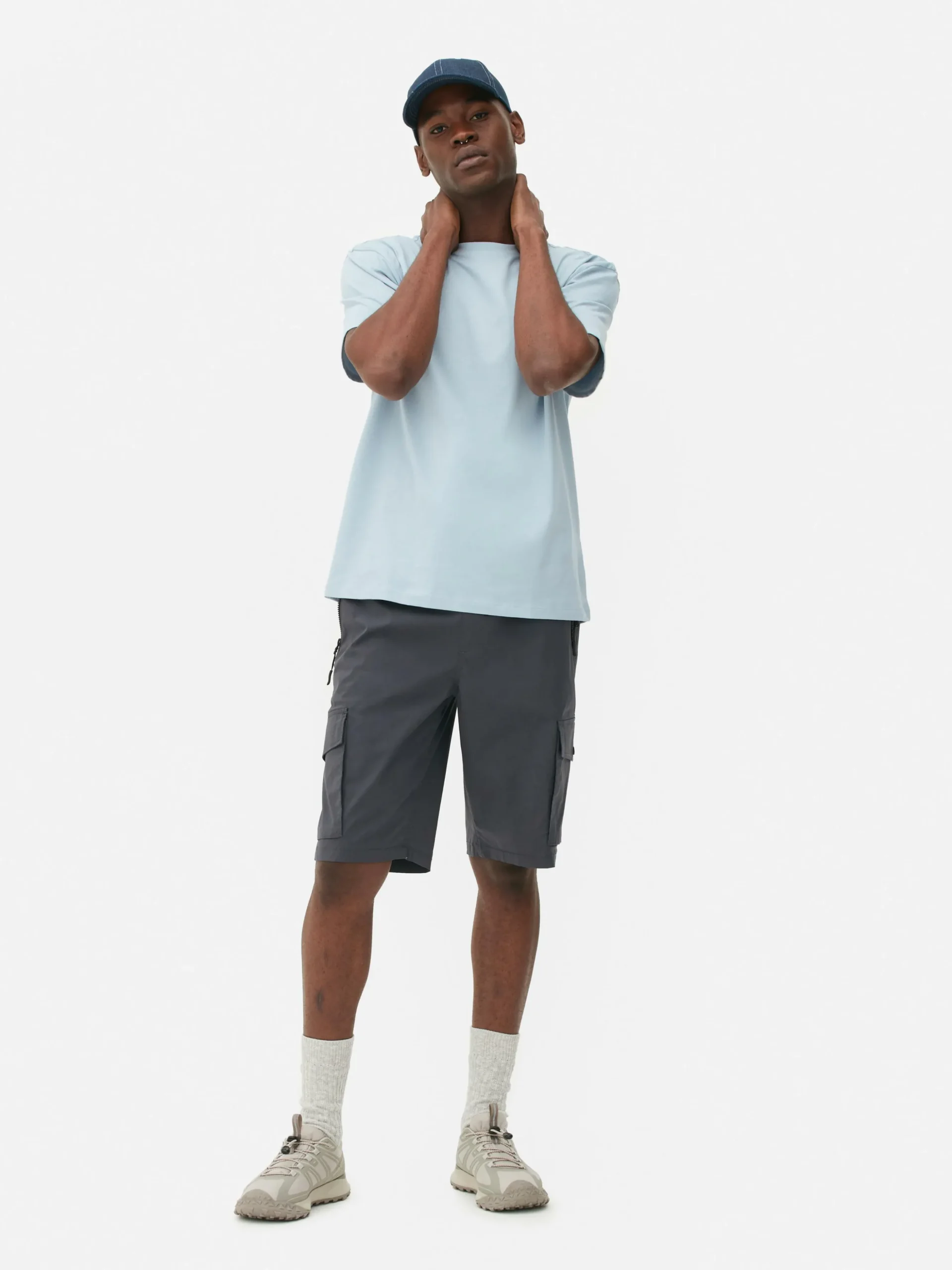 Lässiges Baumwoll-T-Shirt