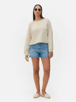 Lässiges, Kurzes Sweatshirt