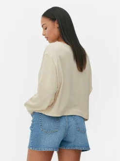 Lässiges, Kurzes Sweatshirt