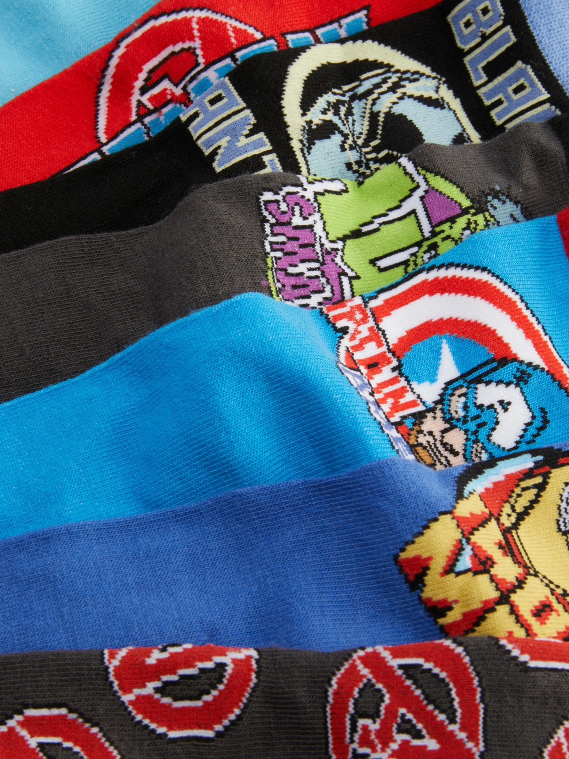 „Marvel Avengers“-Socken, 7er-Pack