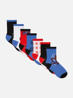 „Marvel Spider-Man“ Söckchen, 7er-Pack