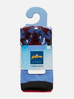 „Marvel Spider-Man“ Söckchen, 7er-Pack