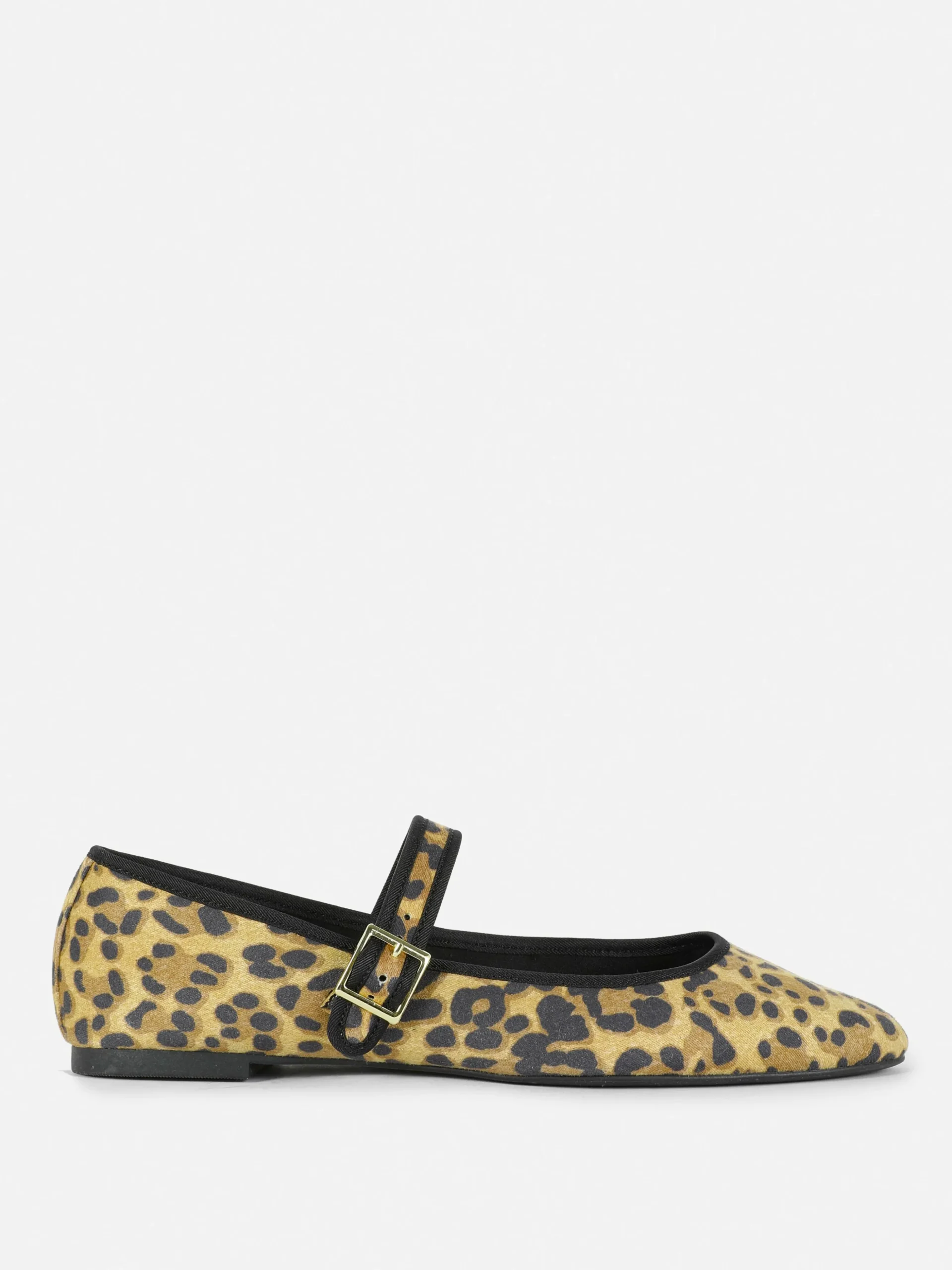 Mary Jane Ballerinas Mit Leopardenmuster