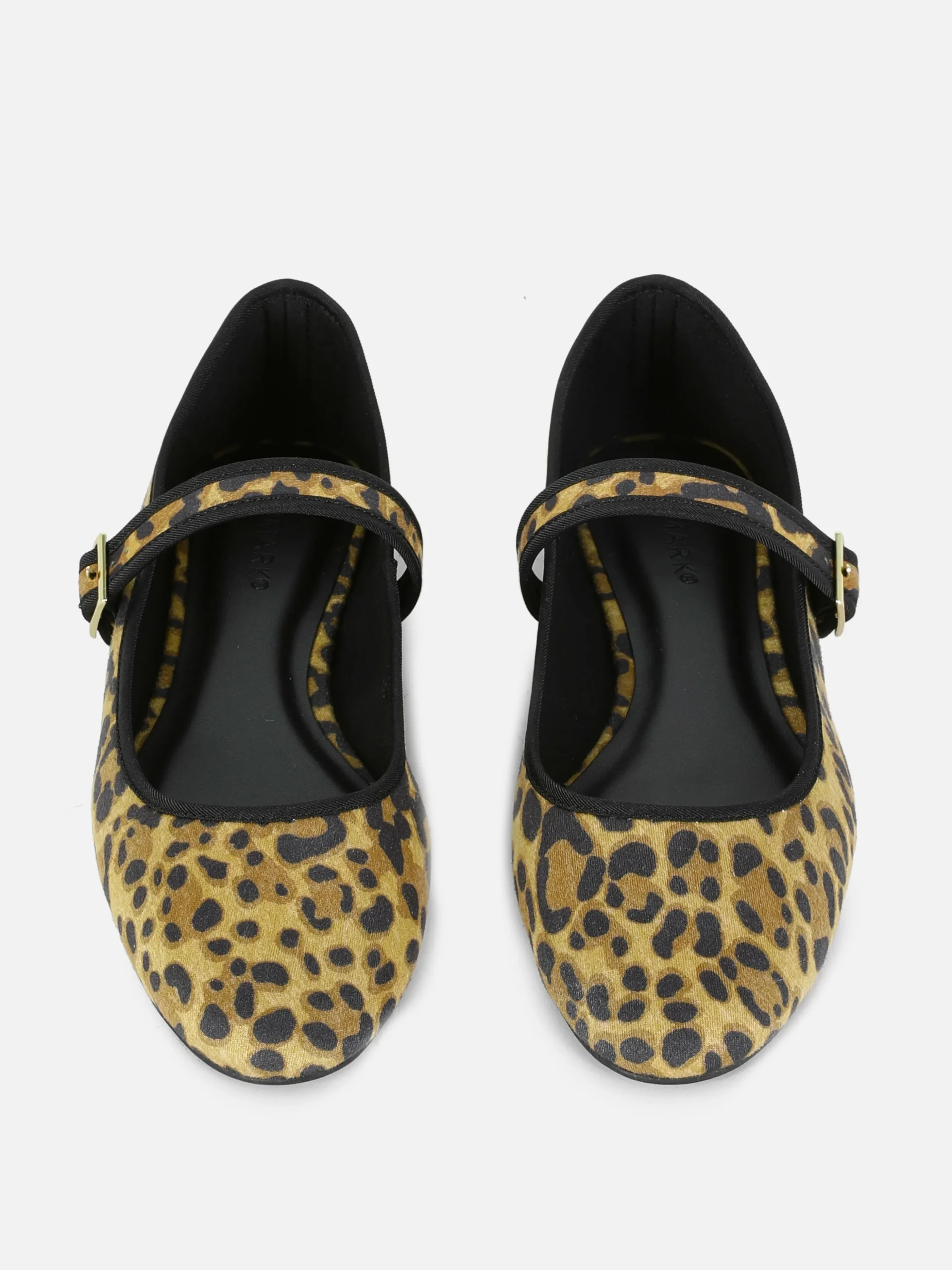 Mary Jane Ballerinas Mit Leopardenmuster