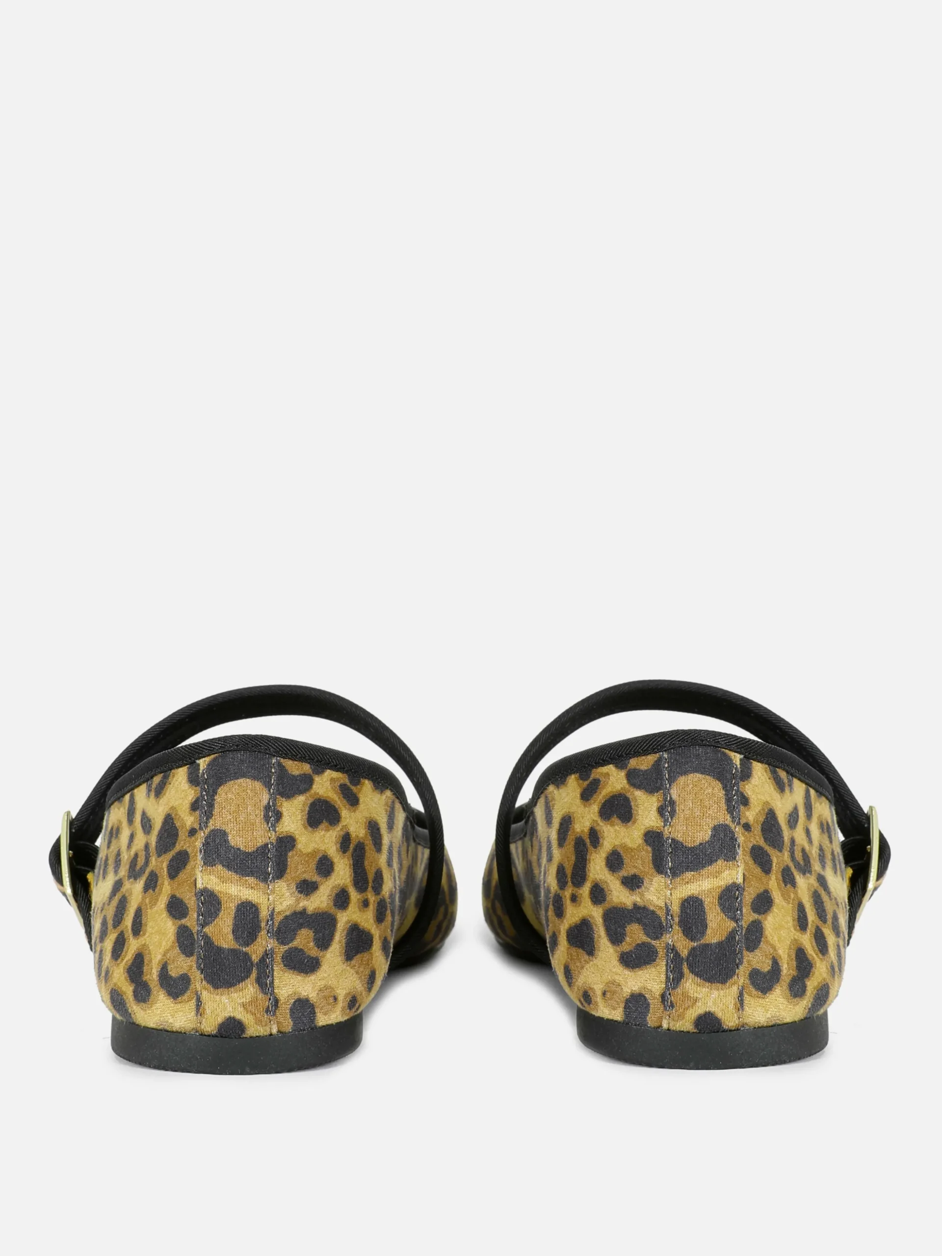 Mary Jane Ballerinas Mit Leopardenmuster