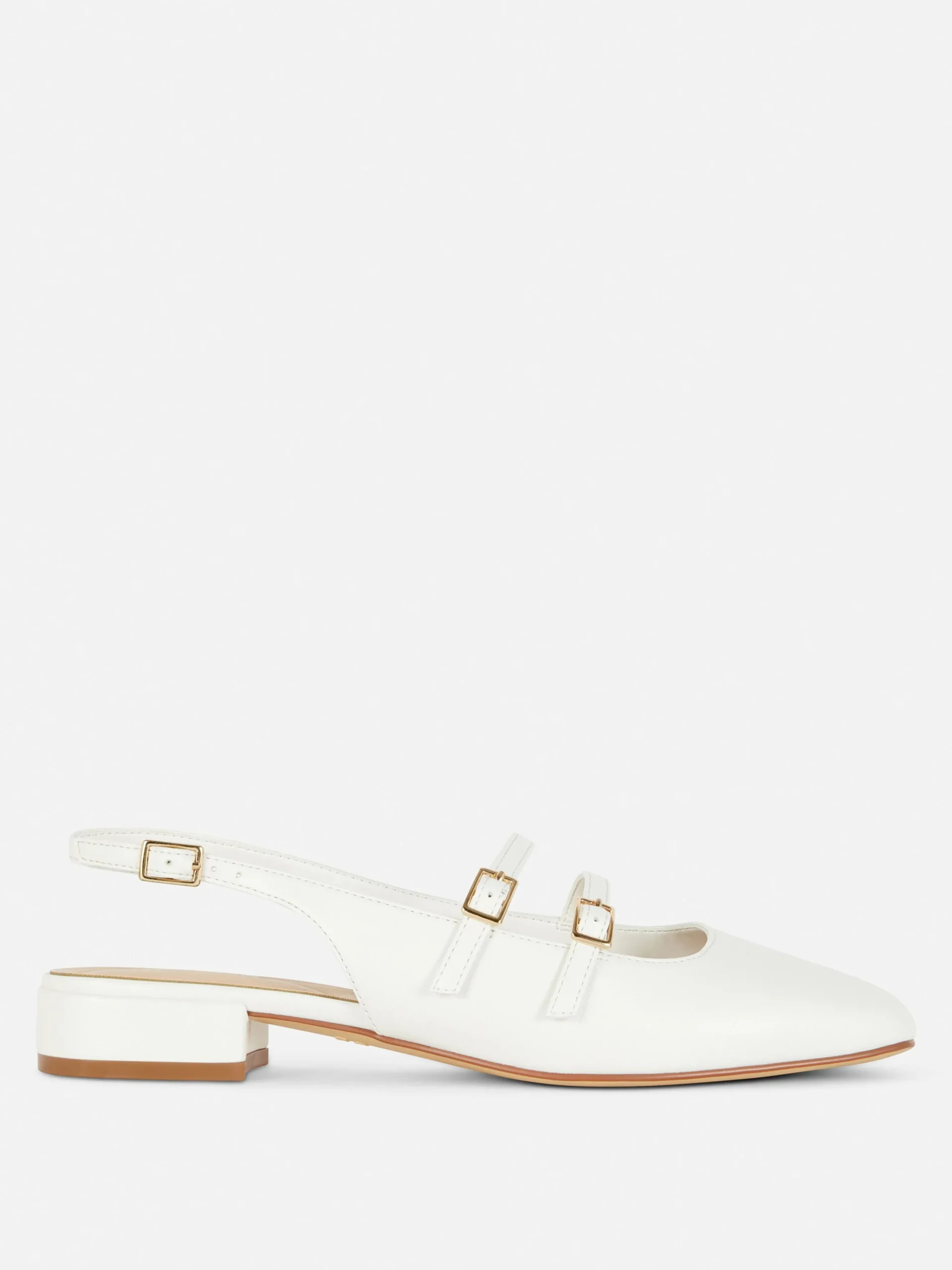 Mary Janes Mit Slingback Und Doppeltem Riemchen